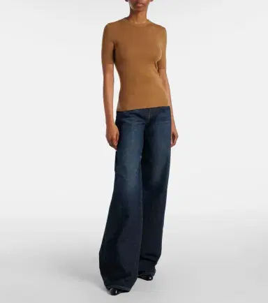 Khaite Celina ribbed-knit wool-blend top | Thumbnail 4