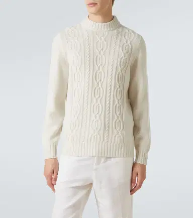 Brunello Cucinelli Cable-knit cashmere sweater | Thumbnail 5