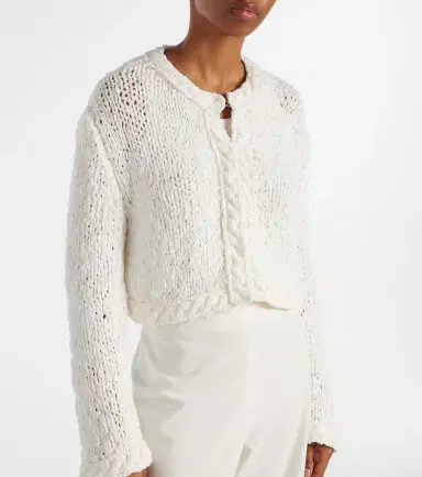 Khaite Genevieve open-knit cardigan | Thumbnail 3