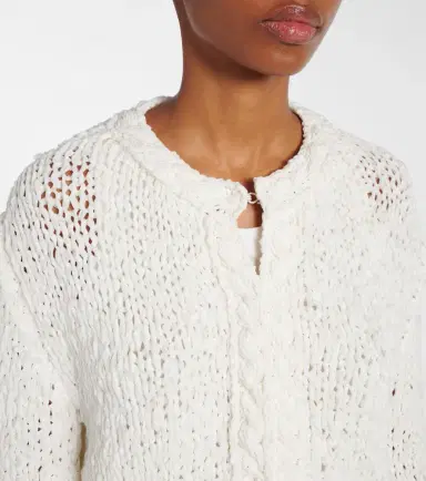 Khaite Genevieve open-knit cardigan | Thumbnail 5