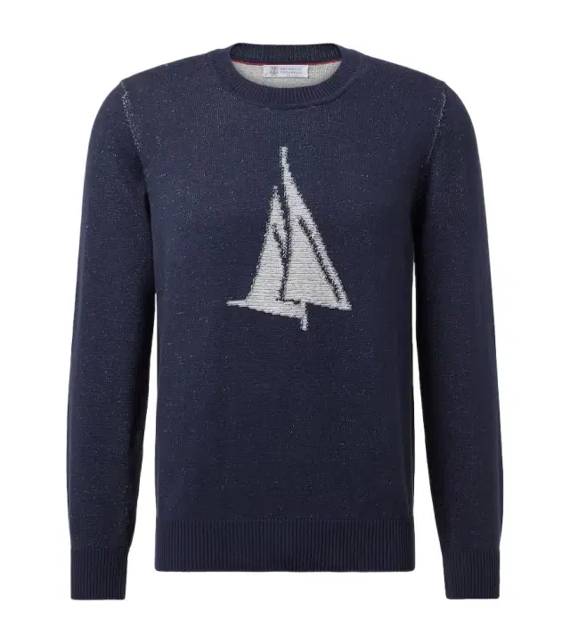 Brunello Cucinelli Intarsia cotton sweater