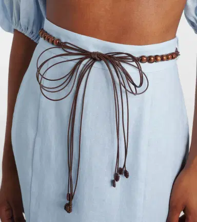 Zimmermann Rhiannon linen midi skirt | Thumbnail 4 Zimmermann Rhiannon linen midi skirt | Thumbnail 4