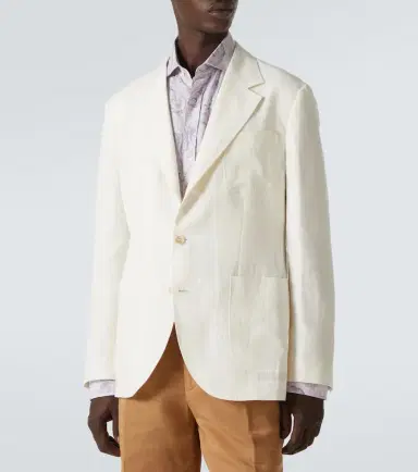 Brunello Cucinelli Linen blazer | Thumbnail 6