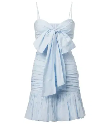 Zimmermann Rhiannon bow-detail cotton minidress | Thumbnail 1 Zimmermann Rhiannon bow-detail cotton minidress | Thumbnail 1