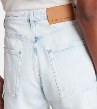 Stella McCartney Mid-rise denim shorts | Thumbnail 4 Stella McCartney Mid-rise denim shorts | Thumbnail 4