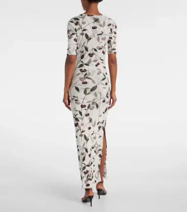 Stella McCartney Printed mesh jersey maxi dress | Thumbnail 4