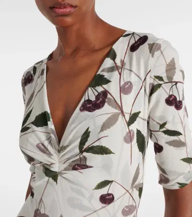 Stella McCartney Printed mesh jersey maxi dress | Thumbnail 5