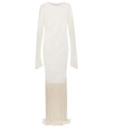 Stella McCartney Fringed crochet maxi dress | Thumbnail 1