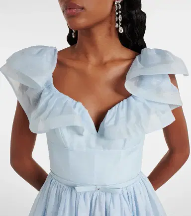 Zimmermann Dawning linen and silk midi dress | Thumbnail 3