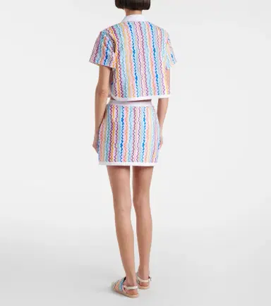 Missoni Zigzag printed terry jersey miniskirt | Thumbnail 3