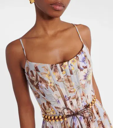 Zimmermann Rhiannon floral cotton bustier dress | Thumbnail 5