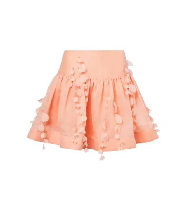 Zimmermann Dawning linen and silk miniskirt