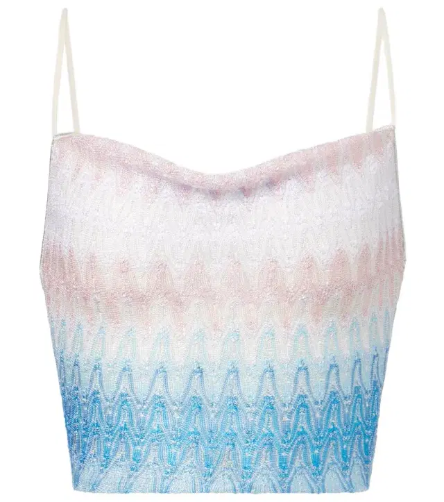Missoni Wave cropped top