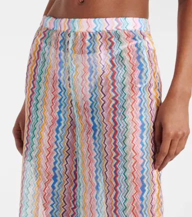 Missoni Zigzag sheer wide-leg pants | Thumbnail 3 Missoni Zigzag sheer wide-leg pants | Thumbnail 3