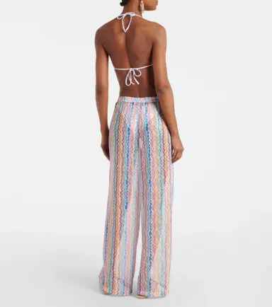 Missoni Zigzag sheer wide-leg pants | Thumbnail 4 Missoni Zigzag sheer wide-leg pants | Thumbnail 4