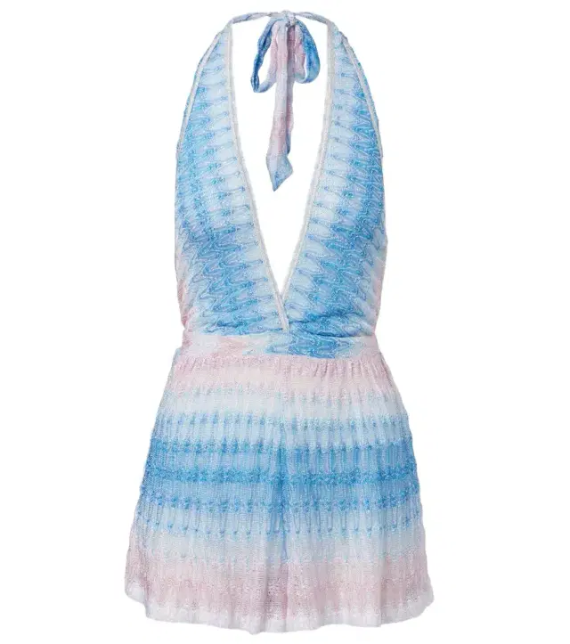Missoni Zigzag ombré lamé romper