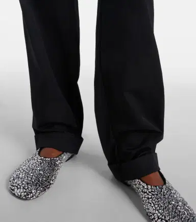Proenza Schouler White Label Barret cotton-blend poplin wide-leg pants | Thumbnail 2