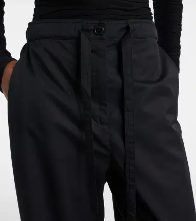 Proenza Schouler White Label Barret cotton-blend poplin wide-leg pants | Thumbnail 3
