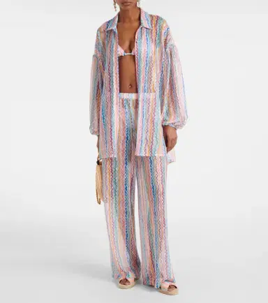 Missoni Zigzag sheer oversized shirt | Thumbnail 2