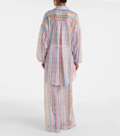 Missoni Zigzag sheer oversized shirt | Thumbnail 4