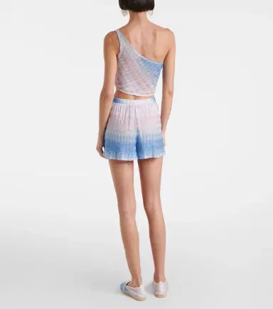 Missoni Wave cropped one-shoulder top | Thumbnail 2