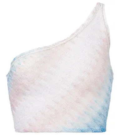 Missoni Wave cropped one-shoulder top | Thumbnail 1