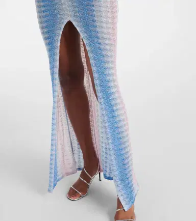 Missoni Zigzag ombré lamé maxi dress | Thumbnail 3 Missoni Zigzag ombré lamé maxi dress | Thumbnail 3