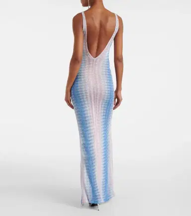 Missoni Zigzag ombré lamé maxi dress | Thumbnail 6 Missoni Zigzag ombré lamé maxi dress | Thumbnail 6