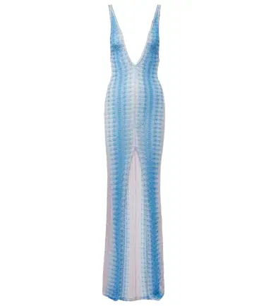 Missoni Zigzag ombré lamé maxi dress | Thumbnail 1 Missoni Zigzag ombré lamé maxi dress | Thumbnail 1
