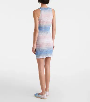 Missoni Zigzag ombré lamé minidress | Thumbnail 3