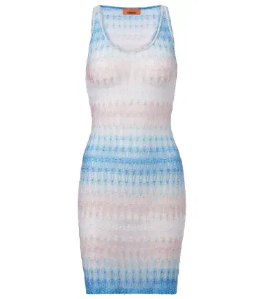 Missoni Zigzag ombré lamé minidress | Thumbnail 1