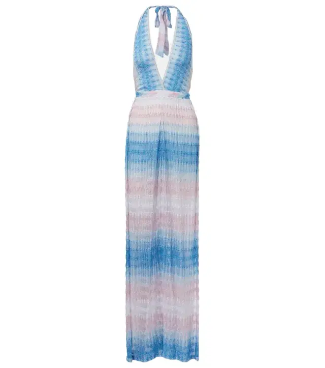 Missoni Zigzag ombré lamé jumpsuit