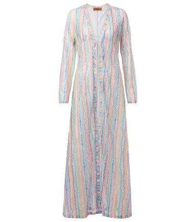 Missoni Zigzag semi-sheer beach cover-up | Thumbnail 1 Missoni Zigzag semi-sheer beach cover-up | Thumbnail 1