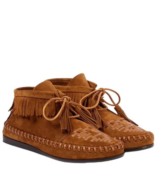 Isabel Marant Felsa fringed suede ankle boots