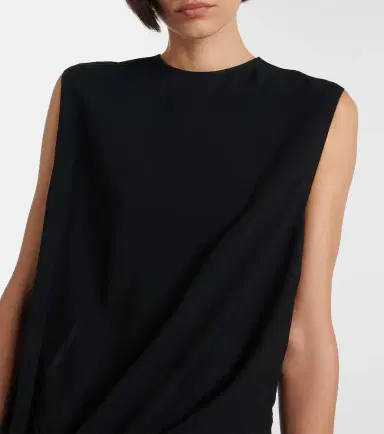 Alaïa Alaïa Tie gathered jersey jumpsuit | Thumbnail 4