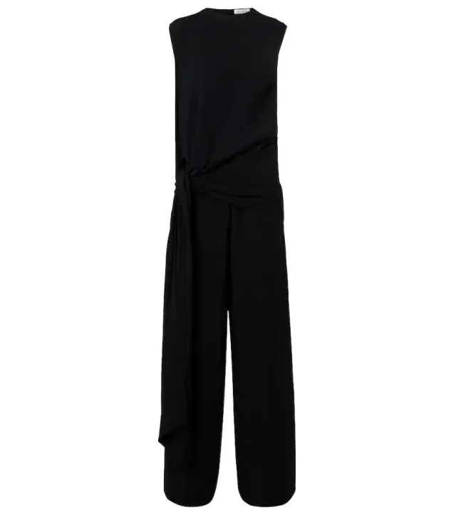 Alaia Alaïa Tie gathered jersey jumpsuit