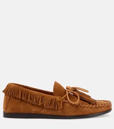 Isabel Marant Fitza fringed suede loafers | Thumbnail 2 Isabel Marant Fitza fringed suede loafers | Thumbnail 2