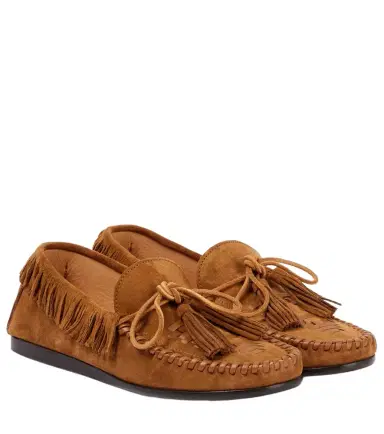 Isabel Marant Fitza fringed suede loafers | Thumbnail 1 Isabel Marant Fitza fringed suede loafers | Thumbnail 1