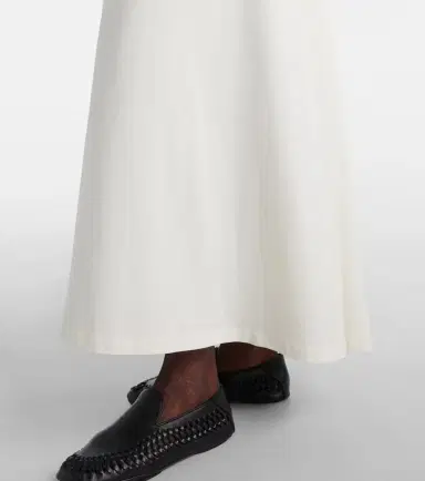 Proenza Schouler White Label Noelle cotton-blend maxi dress | Thumbnail 5