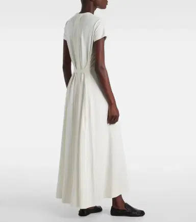 Proenza Schouler White Label Noelle cotton-blend maxi dress | Thumbnail 6