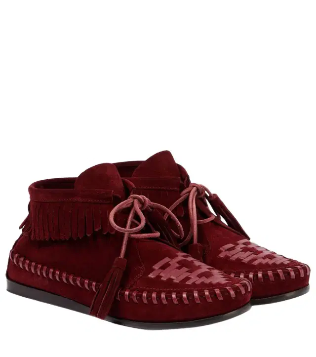 Isabel Marant Felsa fringed suede loafers