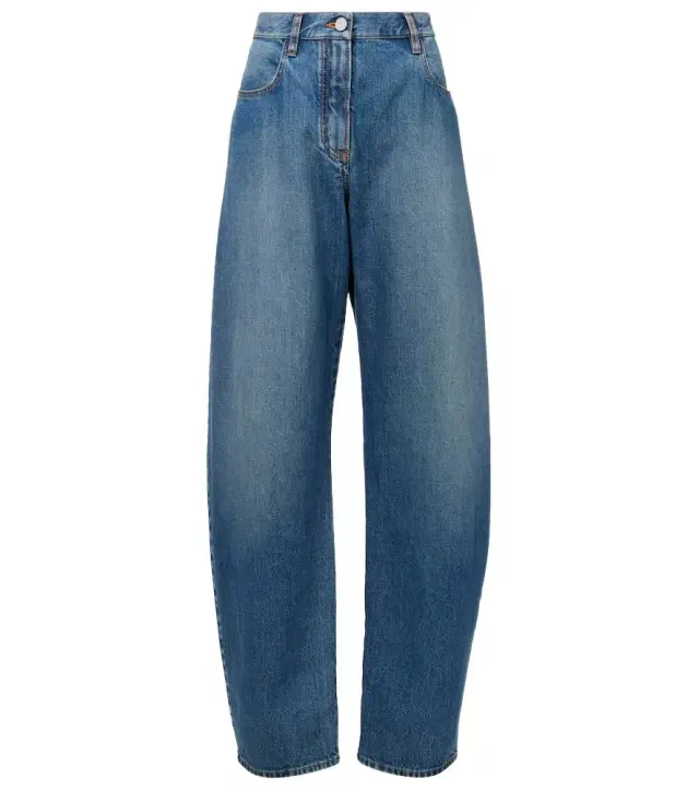 Alaïa High-rise barrel-leg jeans