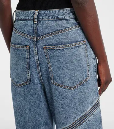 Alaïa Alaïa Spiral high-rise wide-leg jeans | Thumbnail 3 Alaïa Alaïa Spiral high-rise wide-leg jeans | Thumbnail 3