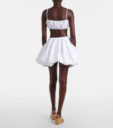 Alaïa Alaïa Cotton poplin miniskirt | Thumbnail 2