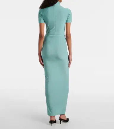 Alaïa Alaïa Ruched jersey maxi dress | Thumbnail 6 Alaïa Alaïa Ruched jersey maxi dress | Thumbnail 6