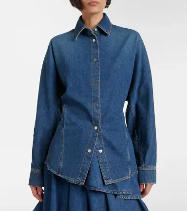Alaïa Alaïa Denim shirt | Thumbnail 6