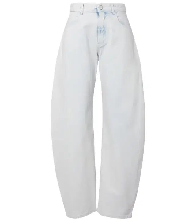 Alaïa Low-rise barrel-leg jeans