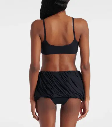 Alaïa Alaïa Pleated low-rise bikini | Thumbnail 3 Alaïa Alaïa Pleated low-rise bikini | Thumbnail 3