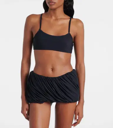 Alaïa Alaïa Pleated low-rise bikini | Thumbnail 5 Alaïa Alaïa Pleated low-rise bikini | Thumbnail 5