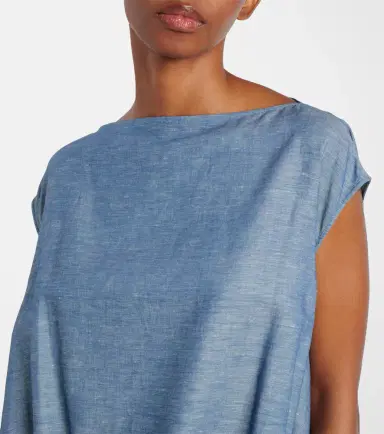 Alaïa Alaïa Chambray minidress | Thumbnail 3